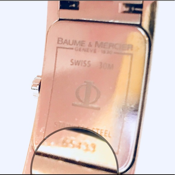 ✅Reduced BAUME & MERCIER HAMPTON DIAMONDS MOP SS - Picture 8 of 8